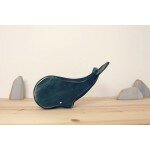 Grande baleine en bois