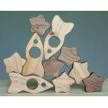 Fusées et étoiles - Jeu d'équilibre en bois