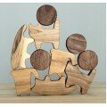 Les Chats - Jeu d'équilibre en bois