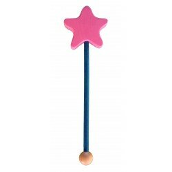 Baguette magique de princesse en bois