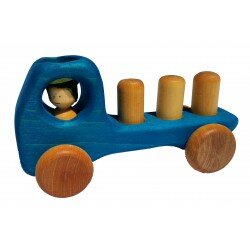 Camion à blocs bleu