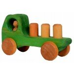 Camion à blocs vert