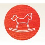 Yoyo orange classique en bois