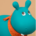 Ballon sauteur - L'hippopotame