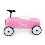 Porteur voiture de course rose en métal Porteur voiture de course rose en métal