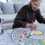 Tablecloth to colour - Mandala