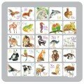 Jeu de mémoire - Alphabet et animaux