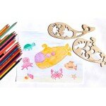 Pochoir Exploration sous-marine