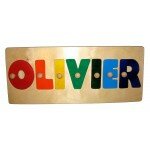 Casse-tête personnalisé vintage majuscule "Multicolore" Casse-tête personnalisé vintage majuscule "Multicolore"