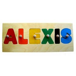 Casse-tête personnalisé vintage majuscule "Multicolore" Casse-tête personnalisé vintage majuscule "Multicolore"