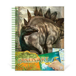 Autocollants par numéro - Dinosaures