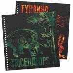 Tableaux à gratter - Dinosaures