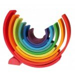 Arc-en-ciel en bois - Grand
