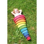 Arc-en-ciel en bois - Grand