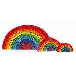 Arc-en-ciel en bois - Grand