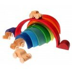 Arc-en-ciel en bois - Grand