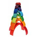 Arc-en-ciel en bois - Grand