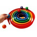 Arc-en-ciel en bois - Grand