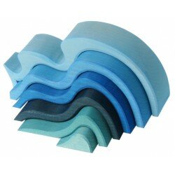 Vagues d'eau en bois - Moyenne