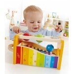 Banc d'activités à marteler avec xylophone