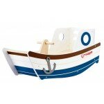 Bateau à bascule en bois