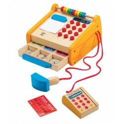 Caisse enregistreuse avec carte et argent