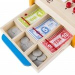 Caisse enregistreuse avec carte et argent