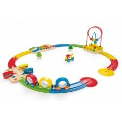 Circuit de train arc-en-ciel - Rails musicales