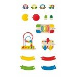 Circuit de train arc-en-ciel - Rails musicales