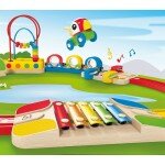 Circuit de train arc-en-ciel - Rails musicales