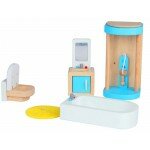 Meubles de salle de bain pour maison de poupées