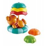 Parapluies colorés à empiler pour le bain