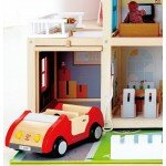 Villa moderne pour poupée en bois