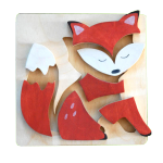 Casse-tête en bois "Le Renard"