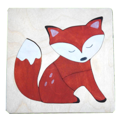 Casse-tête en bois "Le Renard"