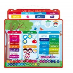 Calendrier magnétique éducatif "Une belle journée" - Janod