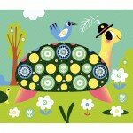 Set créatif Autocollants en mousse - Mille Fleurs