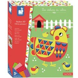 Set créatif Autocollants 3D - Oh les Animaux!