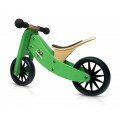 Tricycle convertible vert 2 en 1 en bois
