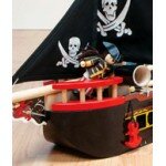 Ensemble de 3 pirates - Personnages flexibles en bois