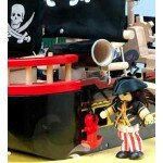 Ensemble de 3 pirates - Personnages flexibles en bois