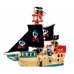 Grand Bateau Pirate en bois