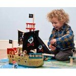 Grand Bateau Pirate en bois