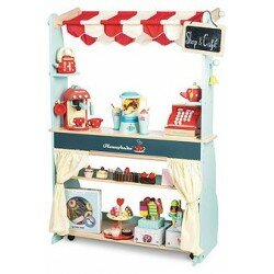 Boutique et café en bois Boutique et café en bois