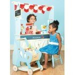 Boutique et café en bois Boutique et café en bois