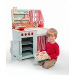 Cuisinière vintage en bois