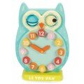 Horloge hibou clin d'oeil