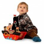 Bateau de pirate petit capitaine