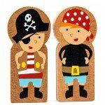 Bateau de pirate petit capitaine