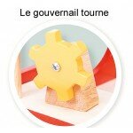 Bateau de pirate petit capitaine